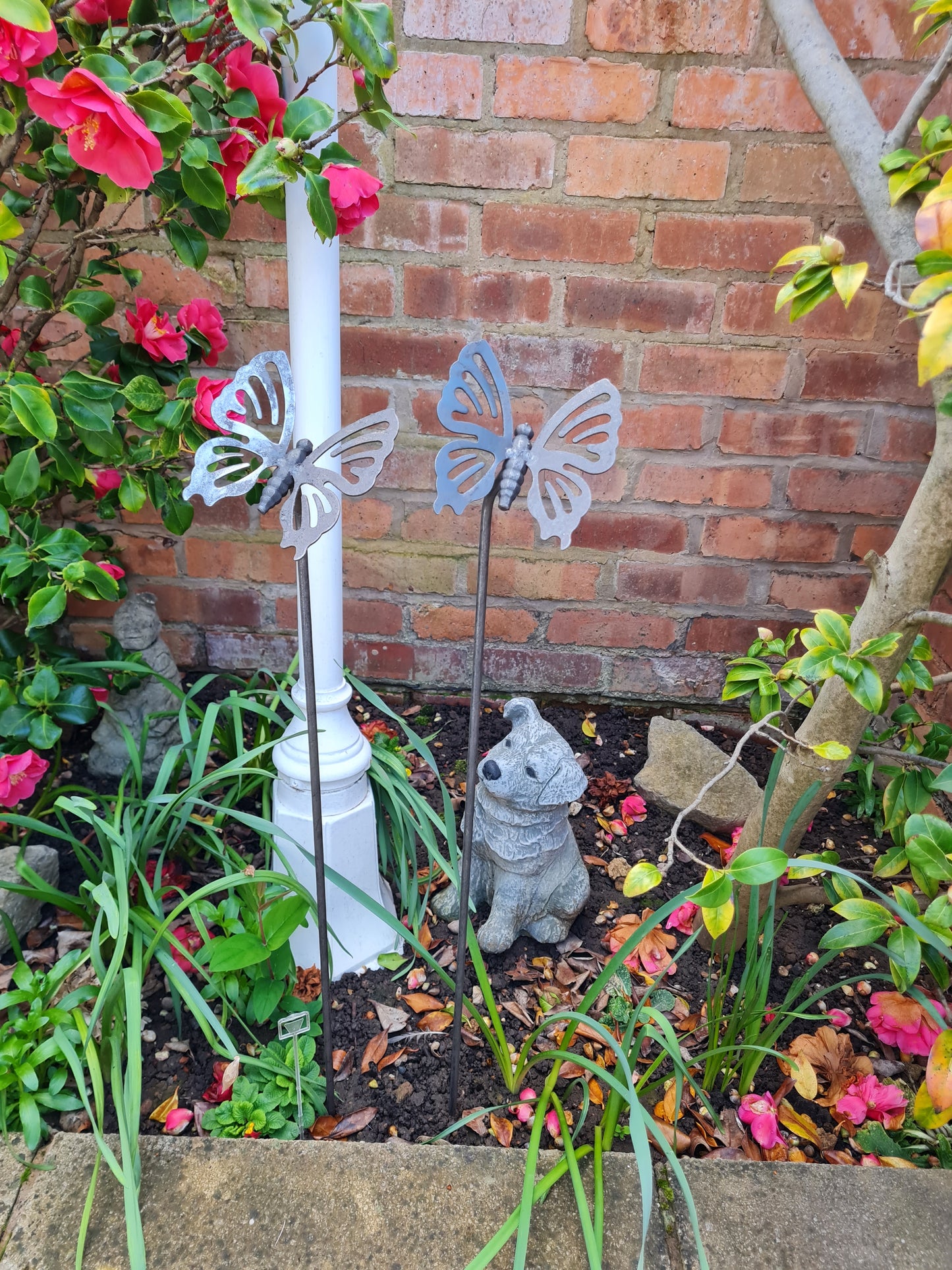 Butterfly Plant Support Stakes | Garden Plant Support | Decorative plant Stakes | Metal Garden Art
