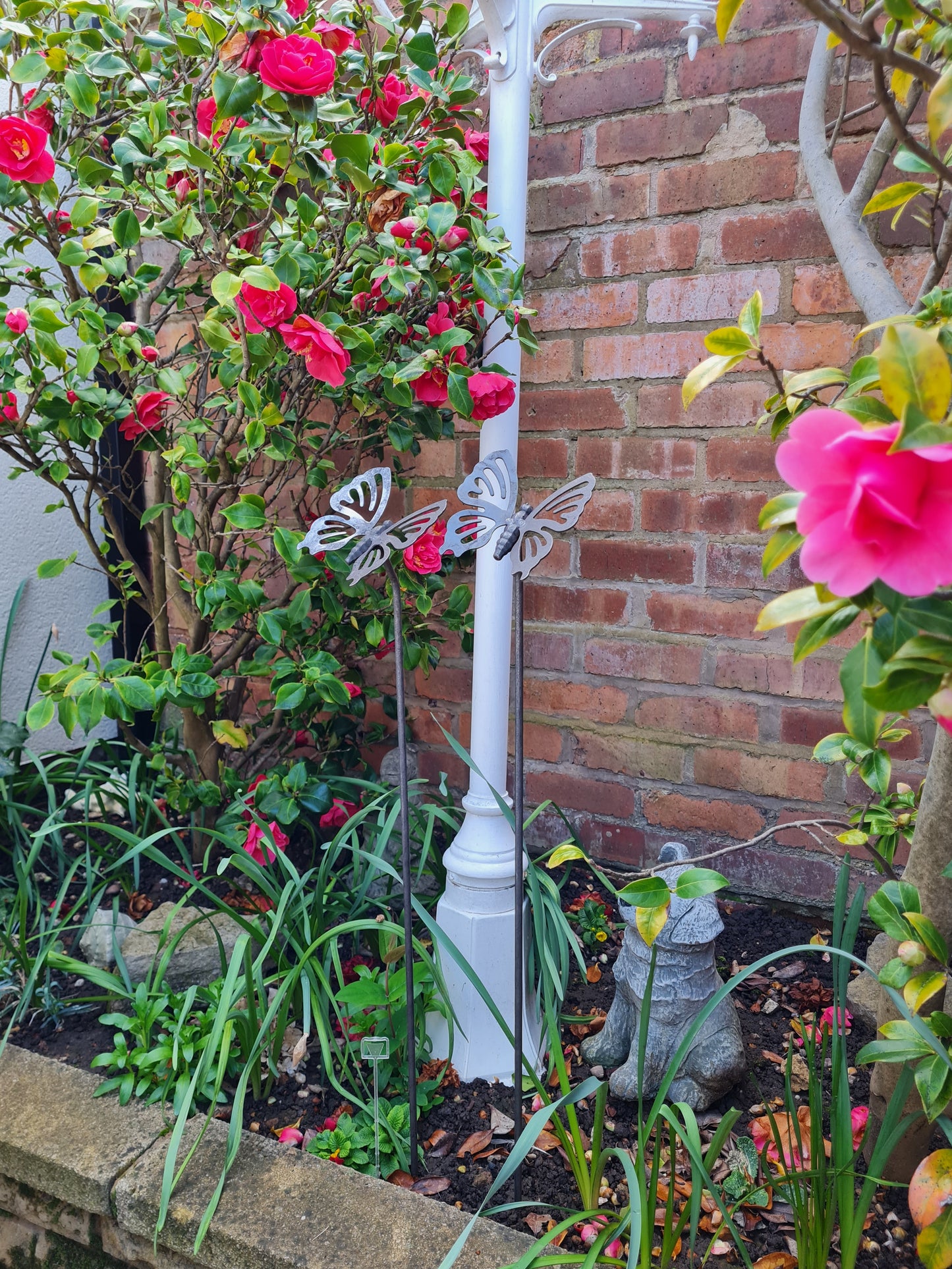 Butterfly Plant Support Stakes | Garden Plant Support | Decorative plant Stakes | Metal Garden Art