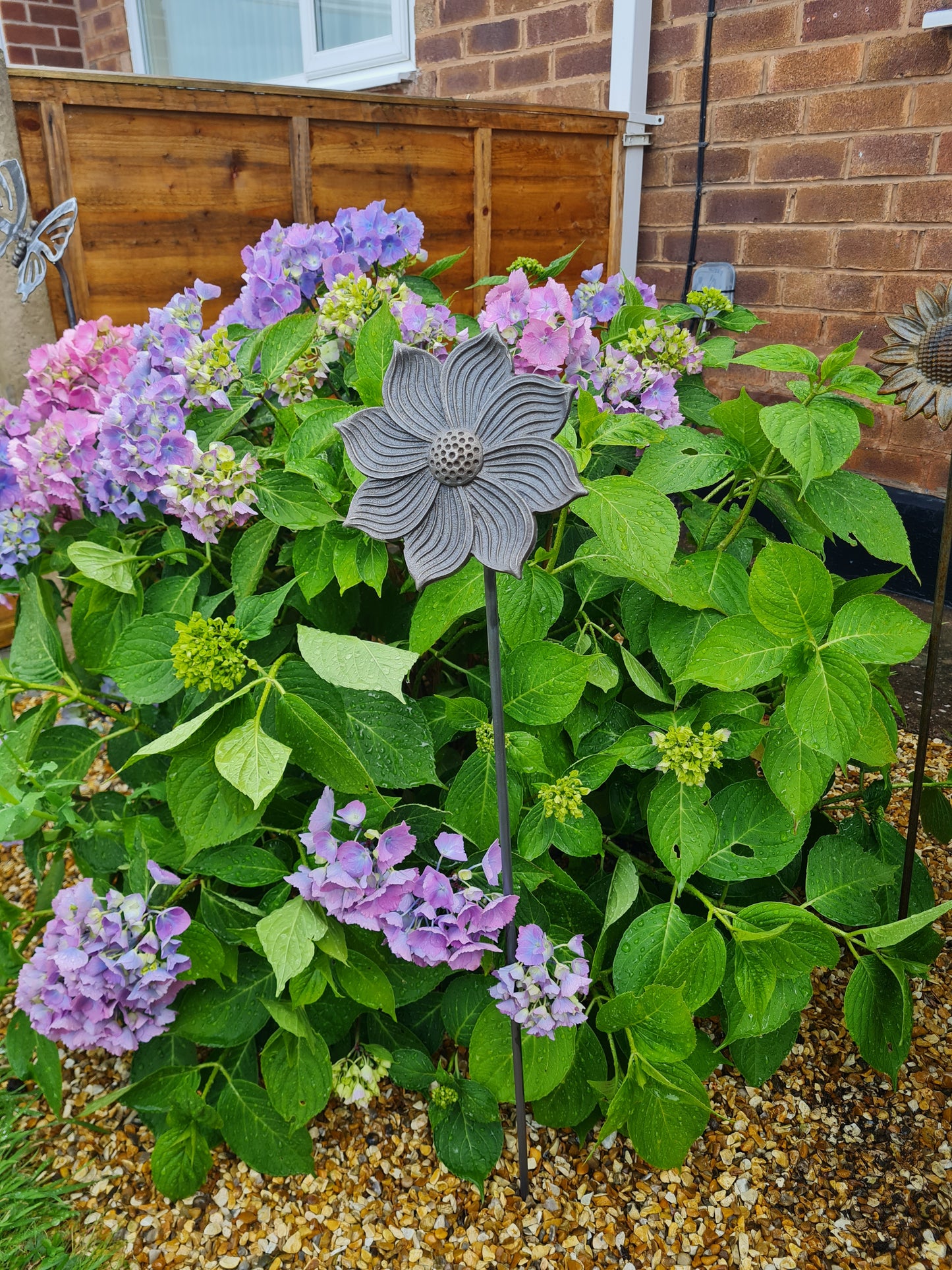 Large Flower Plant Support Stakes | Garden Plant Support | Decorative plant Stakes | Metal Garden Art