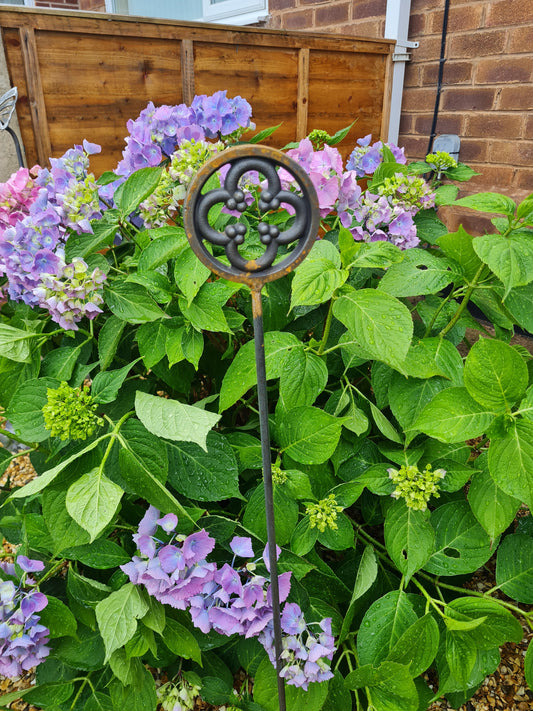 Gothic Ring Plant Support Stakes | Garden Plant Support | Decorative plant Stakes | Metal Garden Art