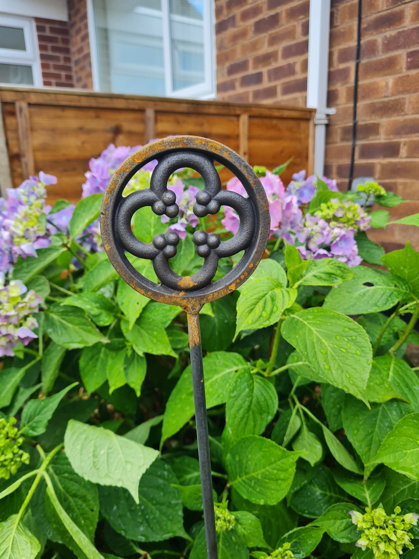 Gothic Ring Plant Support Stakes | Garden Plant Support | Decorative plant Stakes | Metal Garden Art