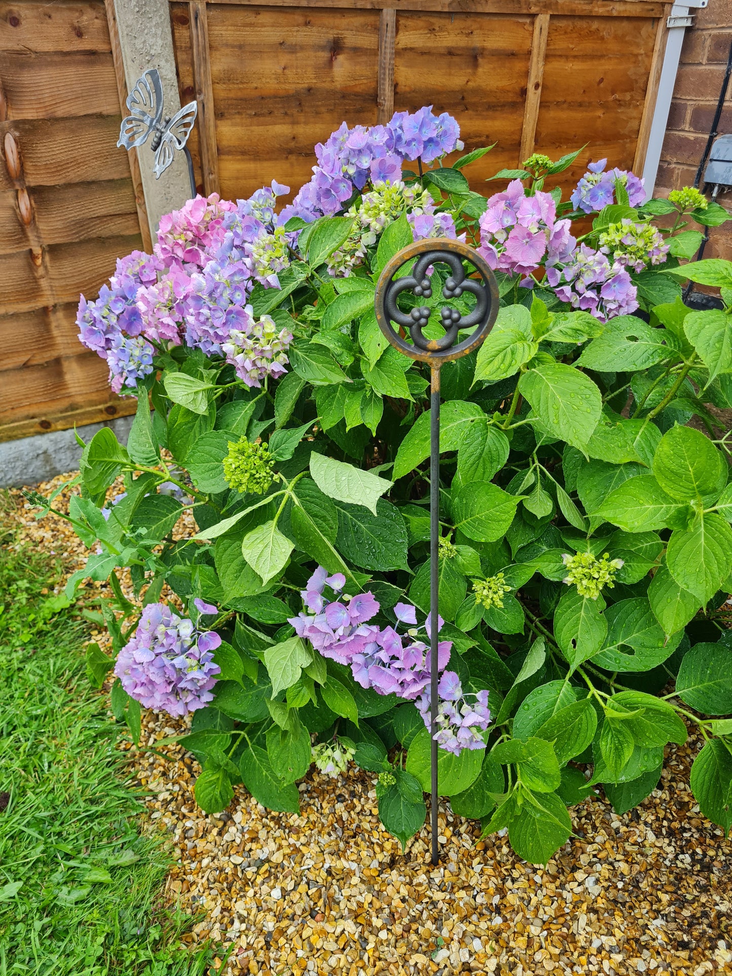 Gothic Ring Plant Support Stakes | Garden Plant Support | Decorative plant Stakes | Metal Garden Art