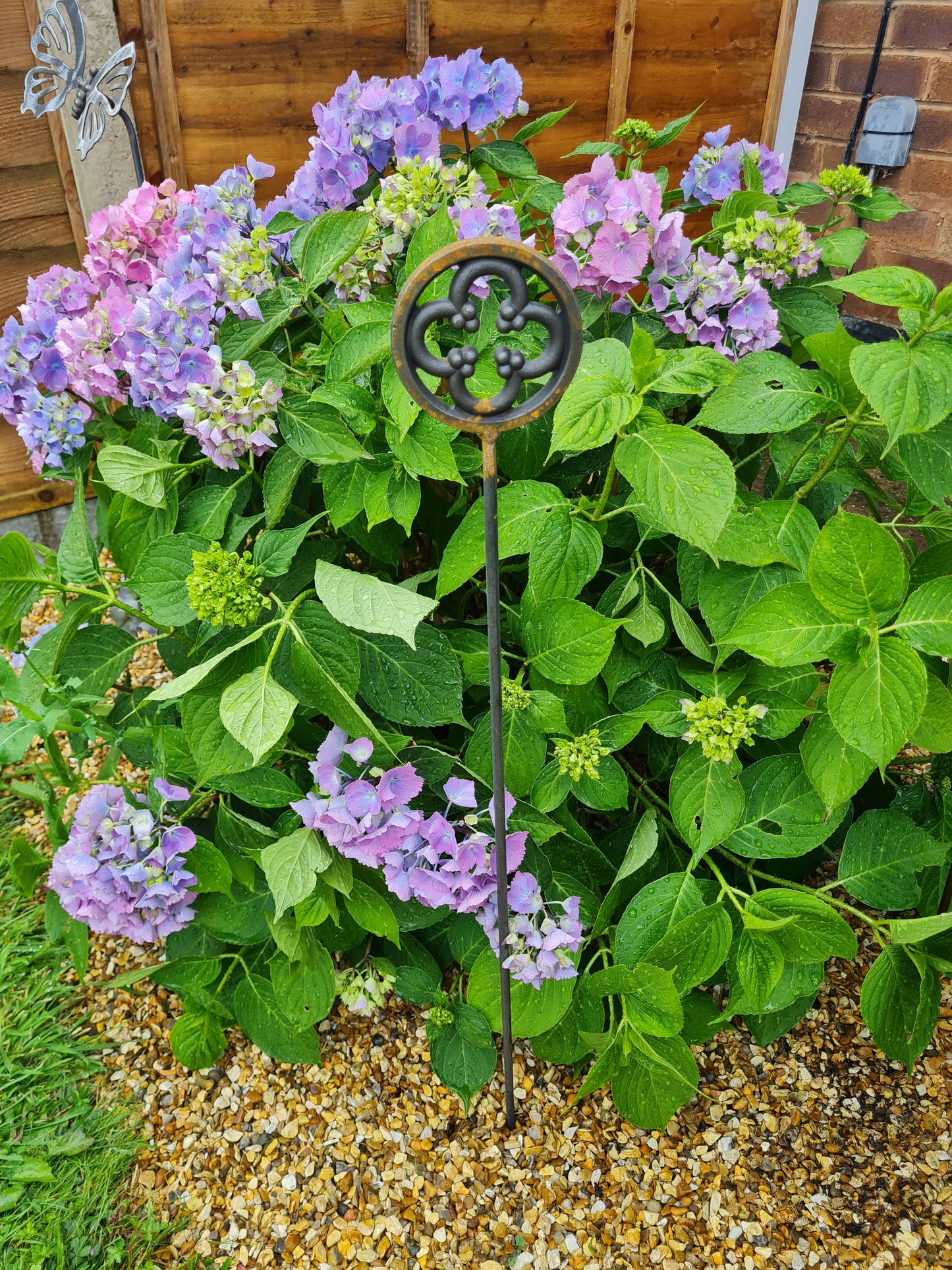 Gothic Ring Plant Support Stakes | Garden Plant Support | Decorative plant Stakes | Metal Garden Art