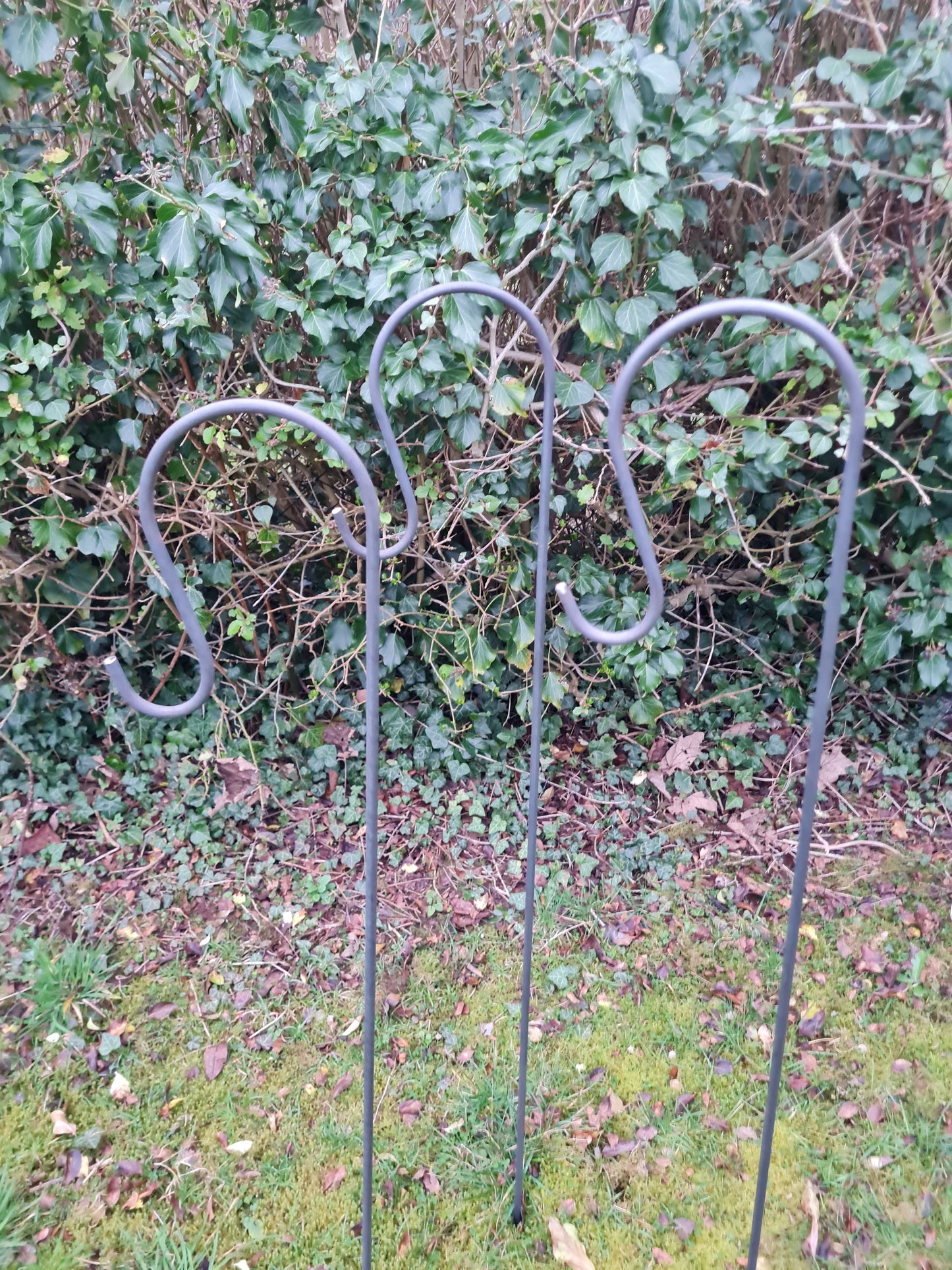 Handmade Shepherd's Crooks | Garden Hooks | Rustic Light Hangers | Garden Lantern Hooks