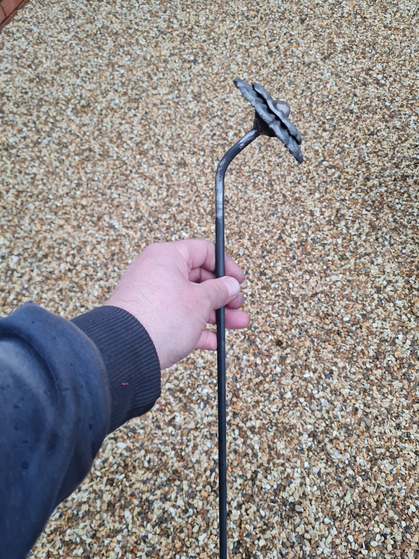 Daisy Garden Sculpture | Metal Garden Flower Ornament  | Rusty Metal Flower For Garden