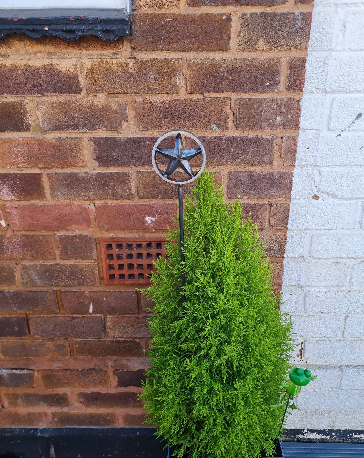 Star Top Plant support Stakes | Garden Plant Support | Decorative plant Stakes | Metal Garden Art