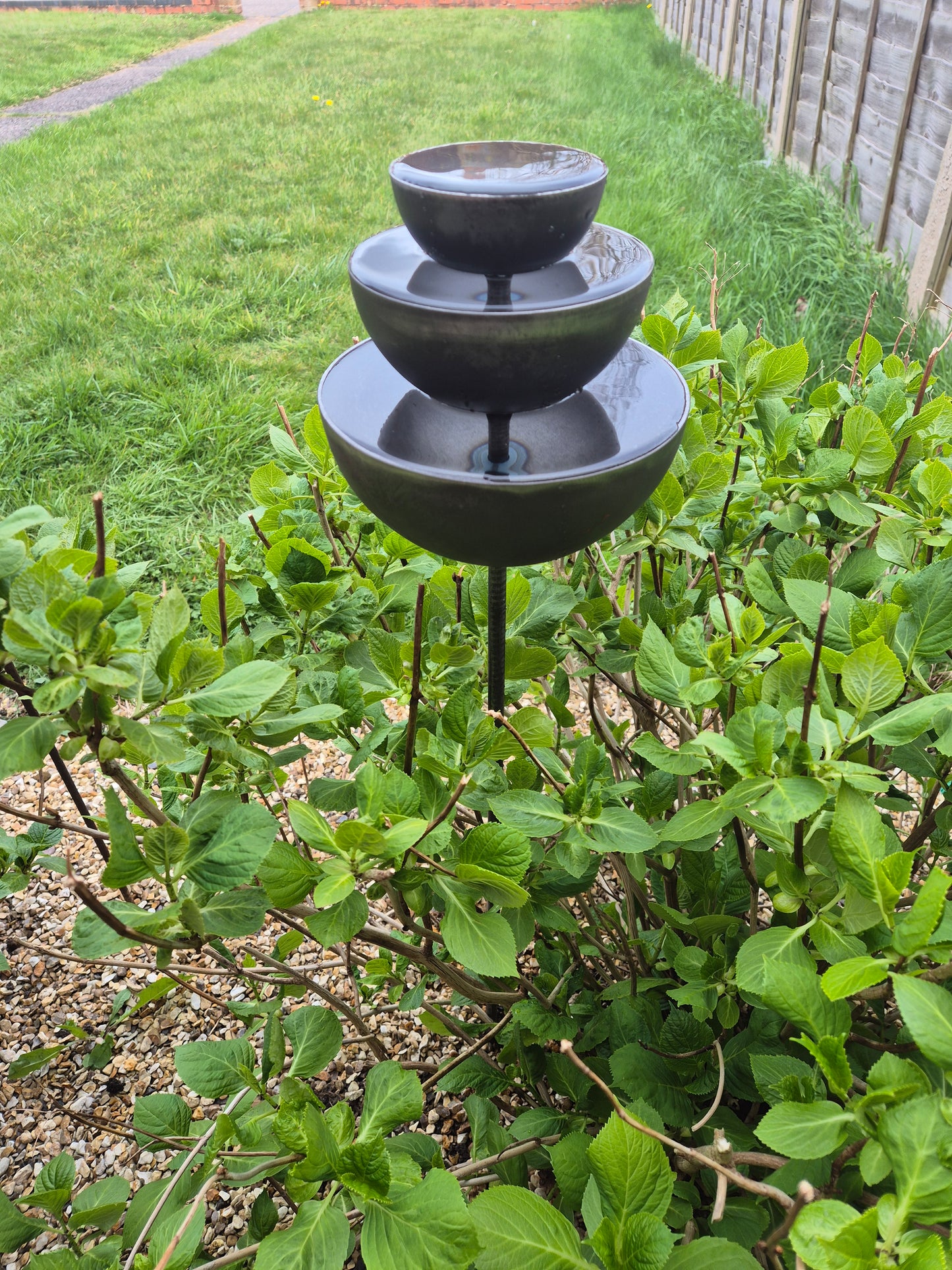 Extra Large Rain Catcher Waterfall | Outdoor Garden Water Feature | Decorative Rain Catching Ornament | Garden Water Fountain