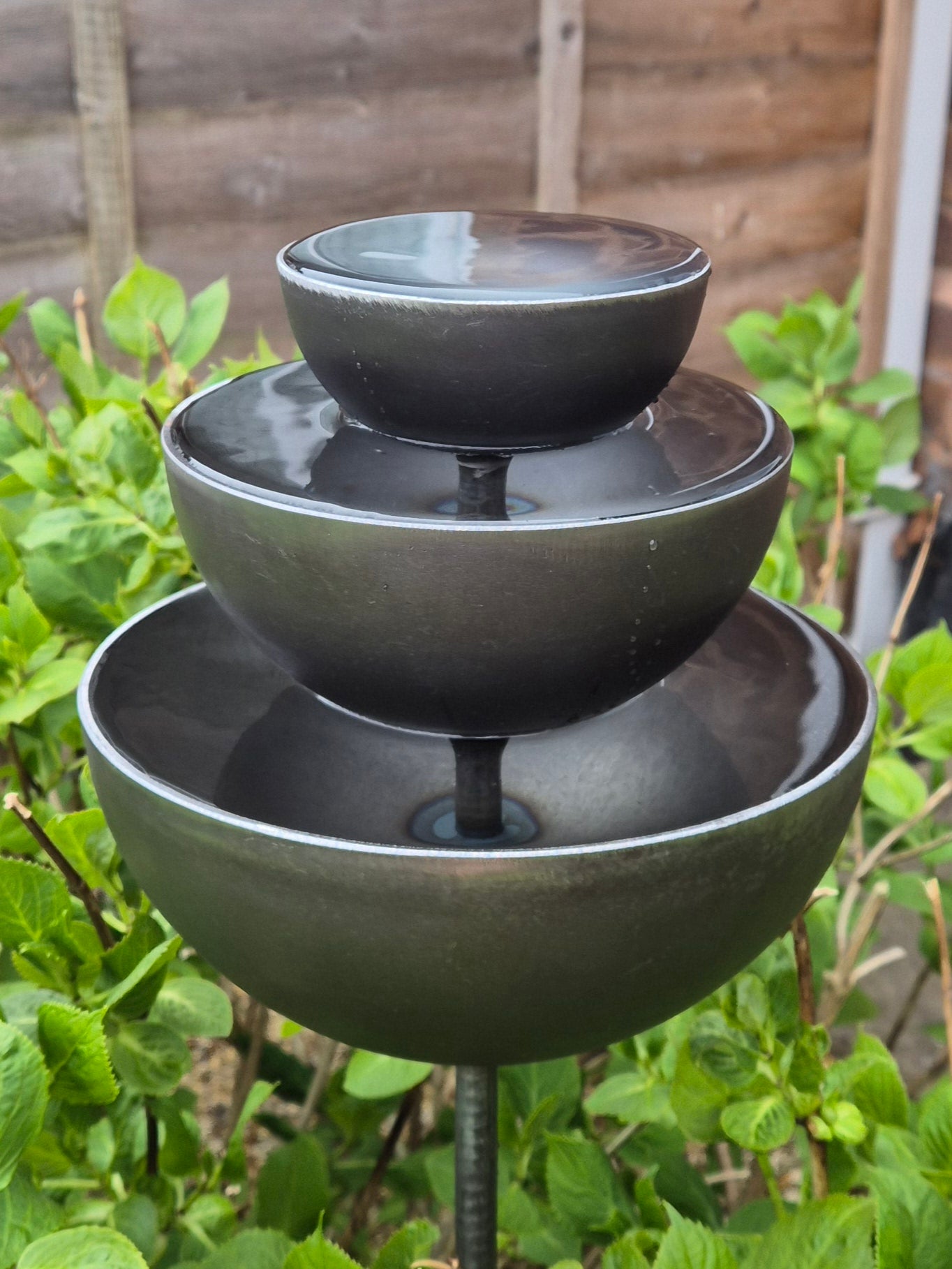 Extra Large Rain Catcher Waterfall | Outdoor Garden Water Feature | Decorative Rain Catching Ornament | Garden Water Fountain
