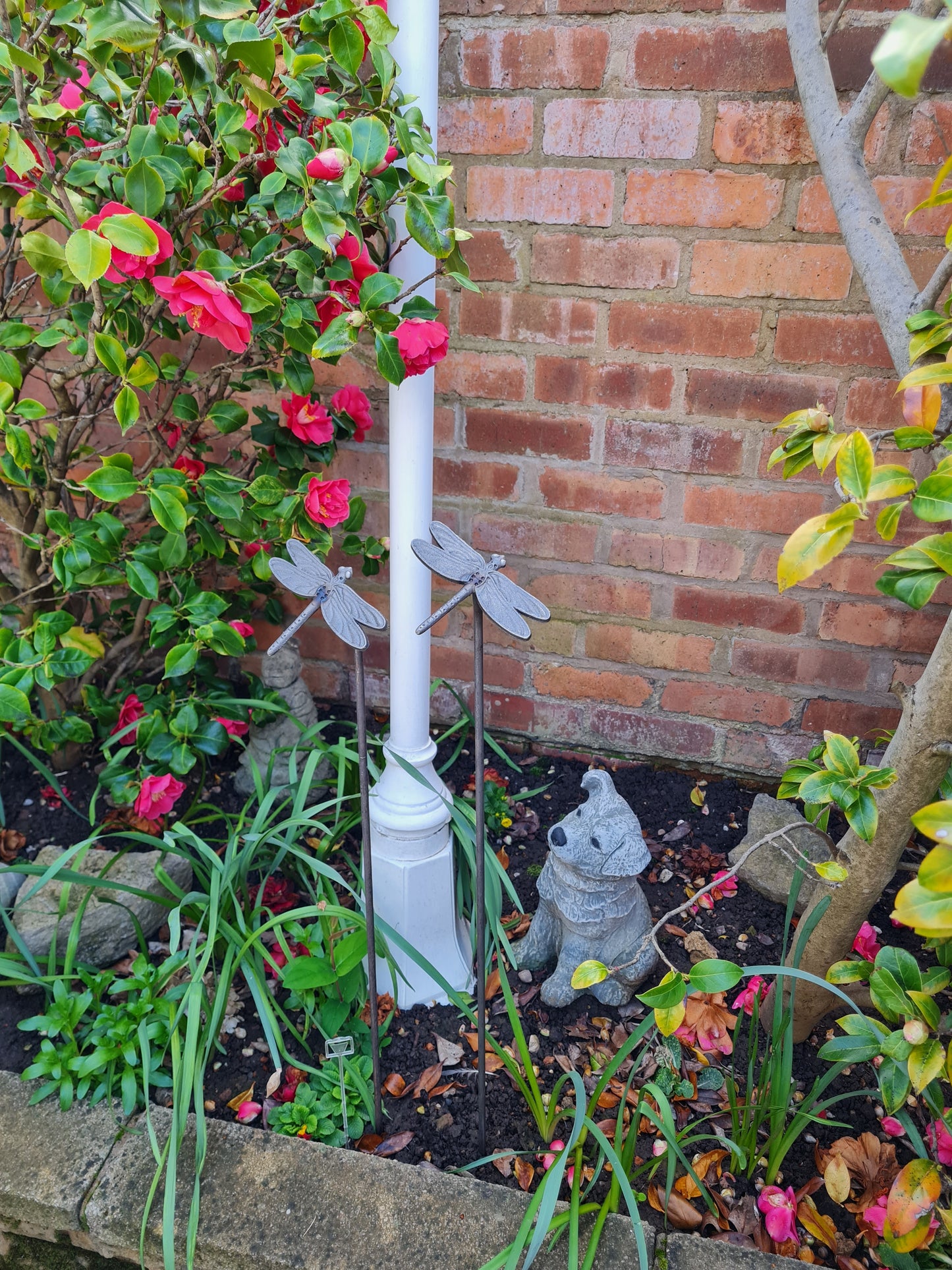 Dragonfly Plant Support Stakes | Garden Plant Support | Decorative plant Stakes | Metal Garden Art