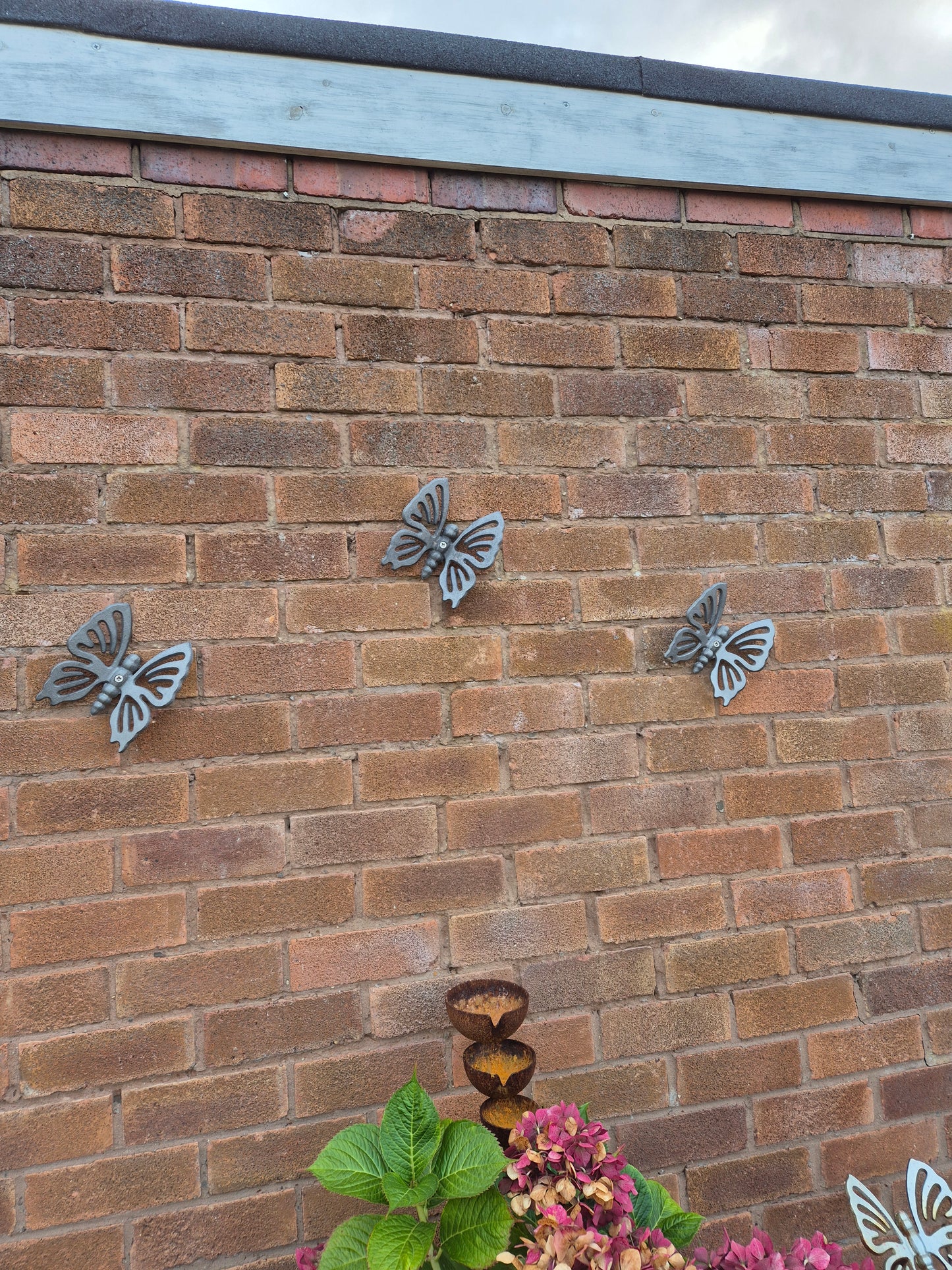 Metal Butterfly | Garden Wall Art | Wall Decoration | Rustic Outdoor Ornament